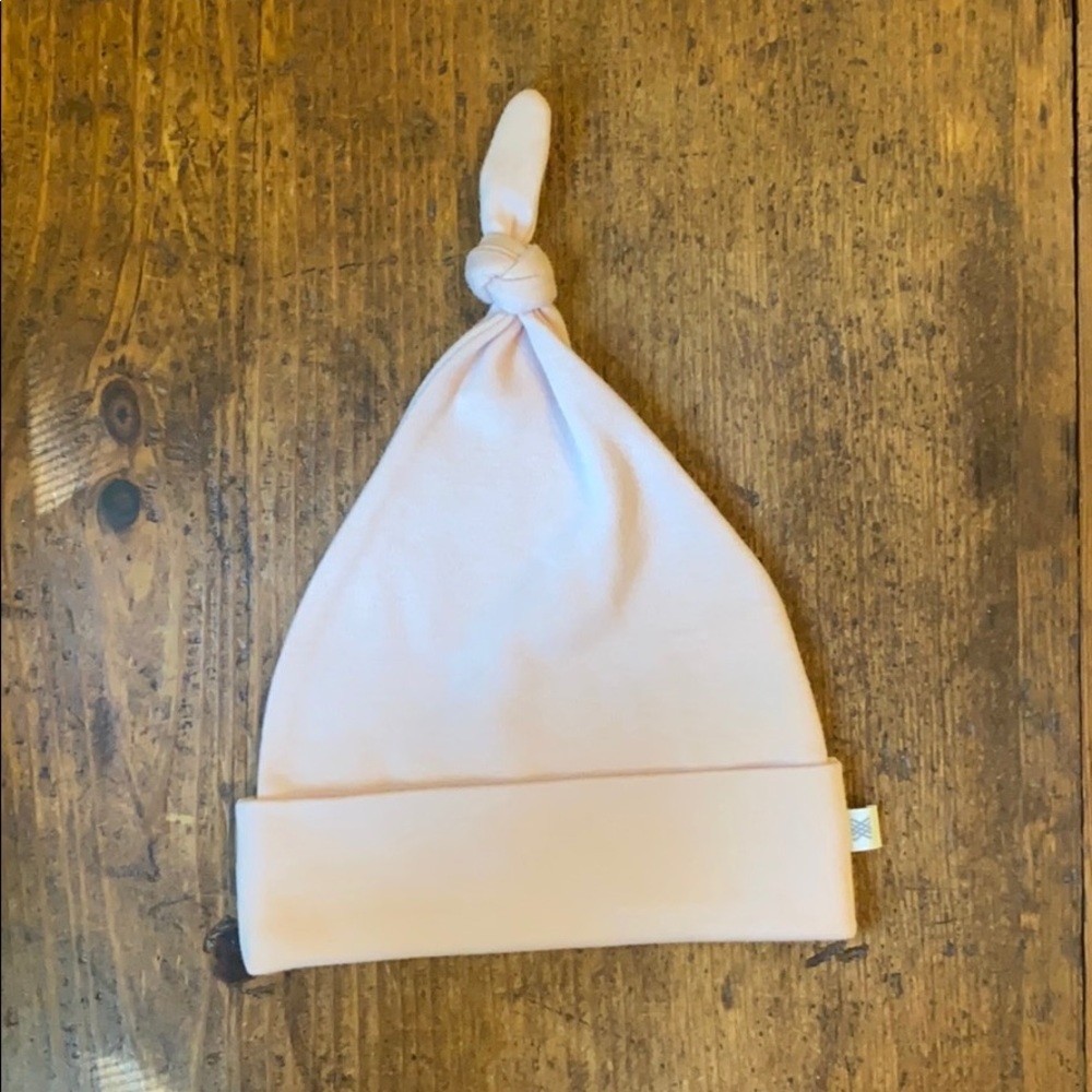 100% Organic Cotton Top Knot Beanie.